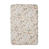 Bloemrijke Boho Badmat (Voorkant Verticaal)