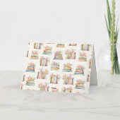 Bloemrijke Boho Boeken Bedankkaart (Achterkant)