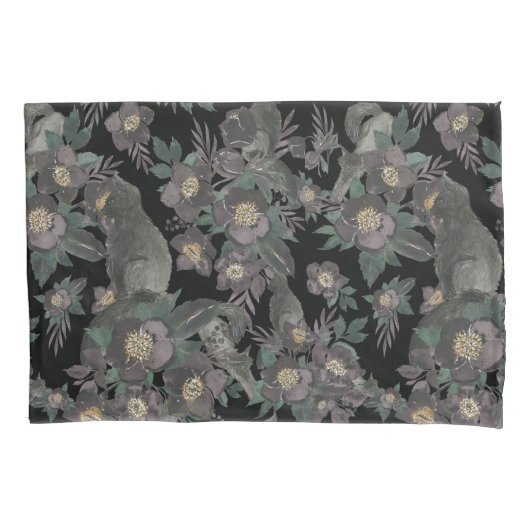 Bloemrijke botanische Kussenslopen (Voorkant-Links)