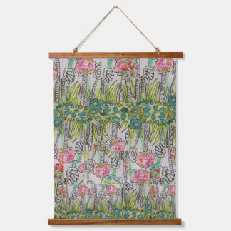 Bloemrijke Botanische Weide Hangend Wandkleed