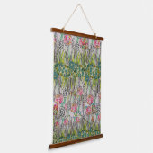 Bloemrijke Botanische Weide Hangend Wandkleed (Gebogen)