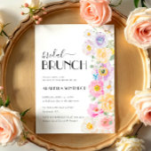 Bloemrijke Bruidsbrunch Tuinfeest Kaart
