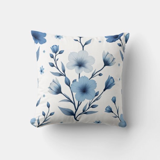 Bloemrijke Buitenkussen Kussen (Voorkant)