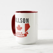 Bloemrijke Canada-dag | Schattig Canadees Mok (Voorkant links)