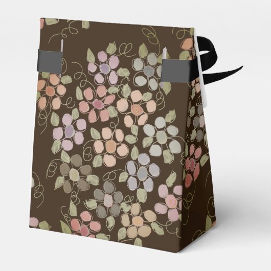  Bloemrijke Chocolade Favoriete Doos Bedankdoosjes (Achterkant)