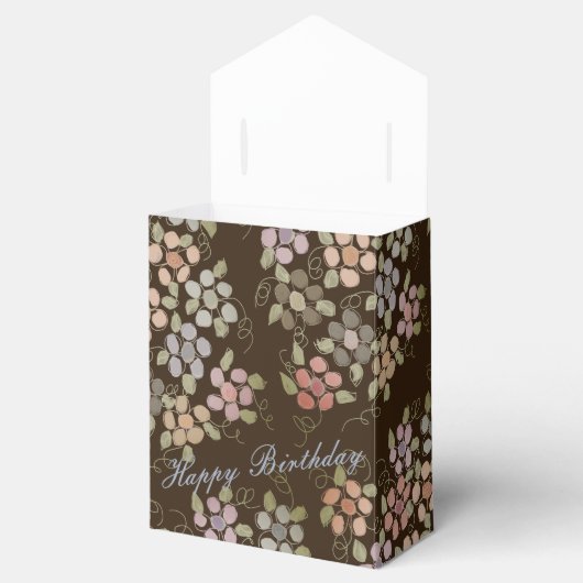  Bloemrijke Chocolade Favoriete Doos Bedankdoosjes (Geopend)