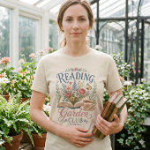 Bloemrijke Cottagecore Leeszolder T-shirt
