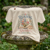 Bloemrijke Cottagecore Leeszolder T-shirt