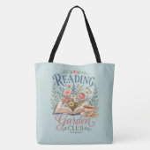 Bloemrijke Cottagecore Leeszolder Tote Bag (Achterkant)