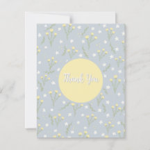 Bloemrijke dankkaart