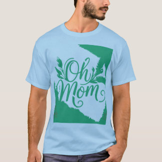 Bloemrijke decoratieve typografie kunst t-shirt
