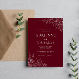 Bloemrijke eenvoud 1 Rosahout Minimalistische Trou Kaart