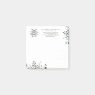 Bloemrijke Elegante Honingbij Imkerij Vintage Post-it® Notes
