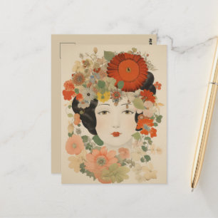 Bloemrijke Elegantie Briefkaart