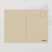 Bloemrijke Elegantie Briefkaart (Achterkant)