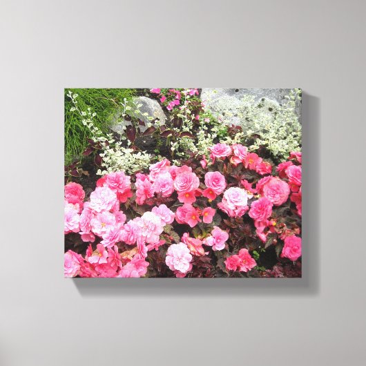 Bloemrijke Elegantie Canvas Afdruk (Voorkant)