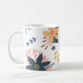 Bloemrijke Elegantie Koffiemok (Links)