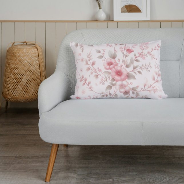 Bloemrijke Elegantie Kussen (Creator heeft geüpload)