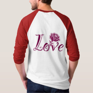 Bloemrijke Elegantie: Liefde Geïllustreerd met Roo T-shirt