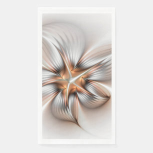 Bloemrijke Elegantie Moderne Abstracte Fractale Ku Servet