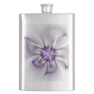Bloemrijke Elegantie Moderne Abstracte Paarse Frac Flacon
