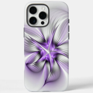 Bloemrijke Elegantie Moderne Abstracte Paarse Frac iPhone 16 Pro Max Hoesje