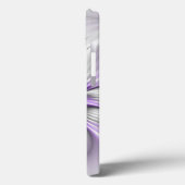 Bloemrijke Elegantie Moderne Abstracte Violetkleur Case-Mate iPhone Case (Achterkant / Links)