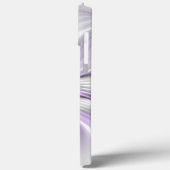 Bloemrijke Elegantie Moderne Abstracte Violetkleur Case-Mate iPhone Case (Achterkant / Links)