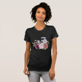 Bloemrijke Engelse Koloniste  T-shirt (Voorkant volledig)