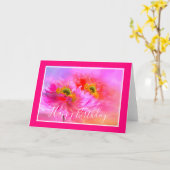 Bloemrijke fantasie aangepaste kaart (Gele Bloem)