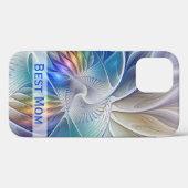 Bloemrijke fantasie, abstracte fractale bloem best Case-Mate iPhone case (Achterkant (horizontaal))