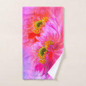 Bloemrijke fantasie bad handdoek (Handdoek)