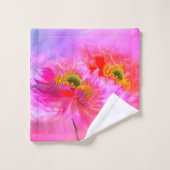 Bloemrijke fantasie bad handdoek (Wasdoekje)