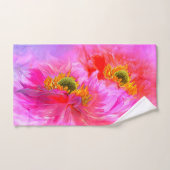 Bloemrijke fantasie bad handdoek (Handdoek)