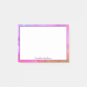 Bloemrijke fantasie gepersonaliseerd post-it® notes (Voorkant)
