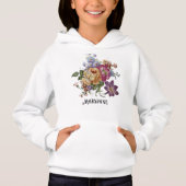 Bloemrijke Fantasie Hoodie (Voorkant)