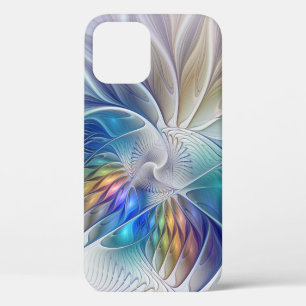 Bloemrijke fantasie, kleurrijke abstracte fractale Case-Mate iPhone case