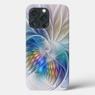 Bloemrijke fantasie, kleurrijke abstracte fractale Case-Mate iPhone case