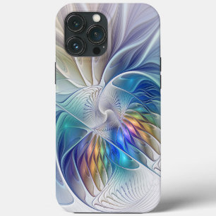 Bloemrijke fantasie, kleurrijke abstracte fractale Case-Mate iPhone case