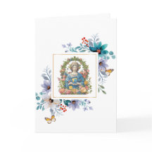 Bloemrijke Fantasie Moeder Aarde's Omarming