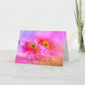 Bloemrijke fantasie Moederdag Kaart (Voorkant)