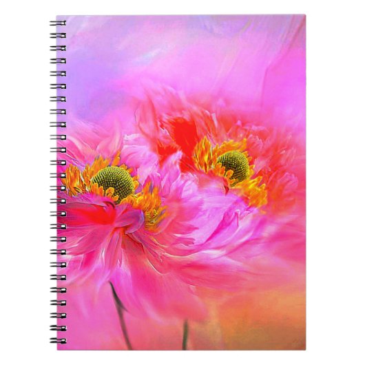 Bloemrijke fantasie notitieboek (Voorkant)