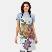 Bloemrijke Fantasie  Schort (Gedragen)