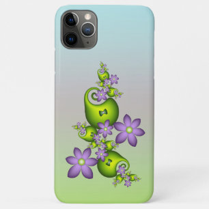 Bloemrijke Fantasie Sering Bloemen Groene Vormen F Case-Mate iPhone Case