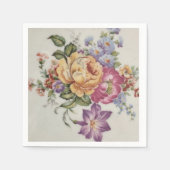 Bloemrijke Fantasie Servet (Voorkant)