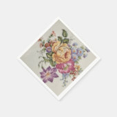 Bloemrijke Fantasie Servet (Hoek)