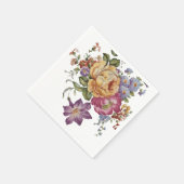 Bloemrijke Fantasie Servet (Hoek)