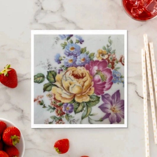 Bloemrijke Fantasie Servet