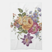 Bloemrijke Fantasie Theedoek (Verticaal)