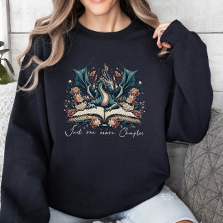 Bloemrijke Fantasy Boek Draak Trui